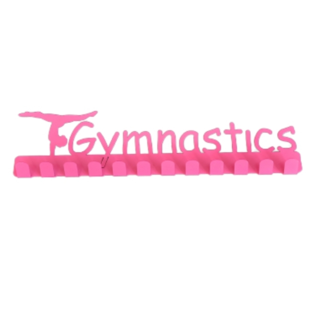 Gymnastics wall medal holder